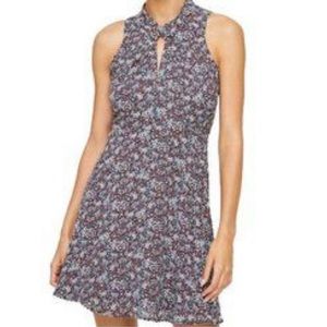 NWOT Loft Garden Knot Neck Mini Dress
